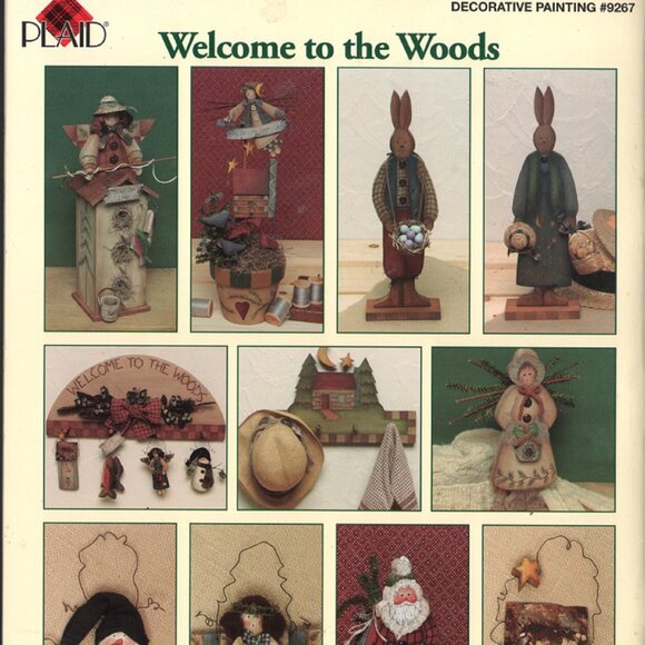Welcome to the Woods Tole Decorative Painting Book Checkerboard Collection - Picture 2 of 2